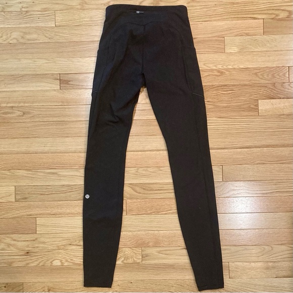 LULULEMON Speed Up Tight Legging Pockets Black Size 4 Tall - Picture 7 of 16